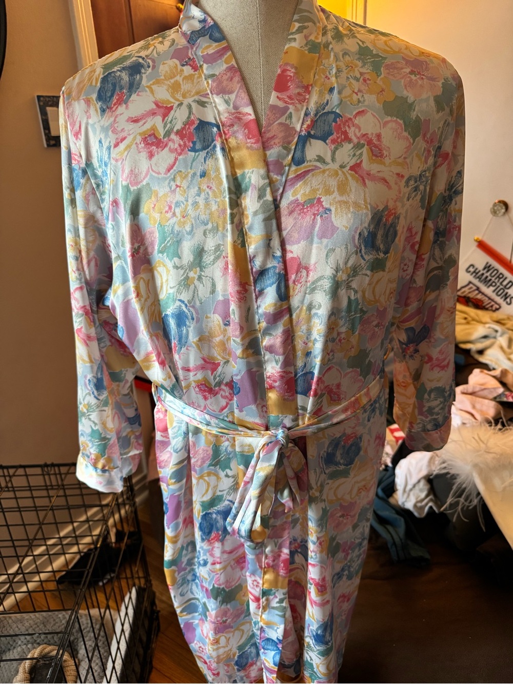 Vintage Pastel Robe